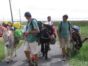 randonnée en anes batés